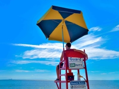 Image of lifeguard position